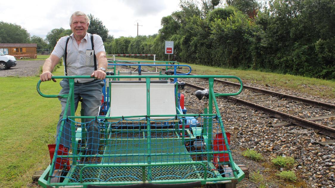 Velo sur les discount rails